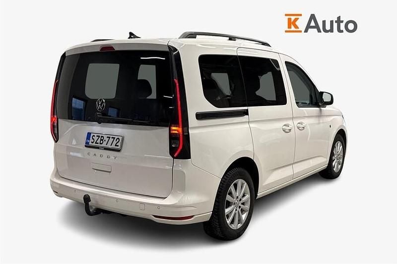 Käytetty VW Caddy Business 114 HP (83 kW) 2021 Valkoinen Tila-auto