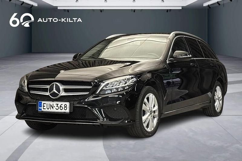Musta Käytetty 2018 Mercedes C220 Business Farmari | 23 350 € (Hyvä tarjous) - Kuva 1/4