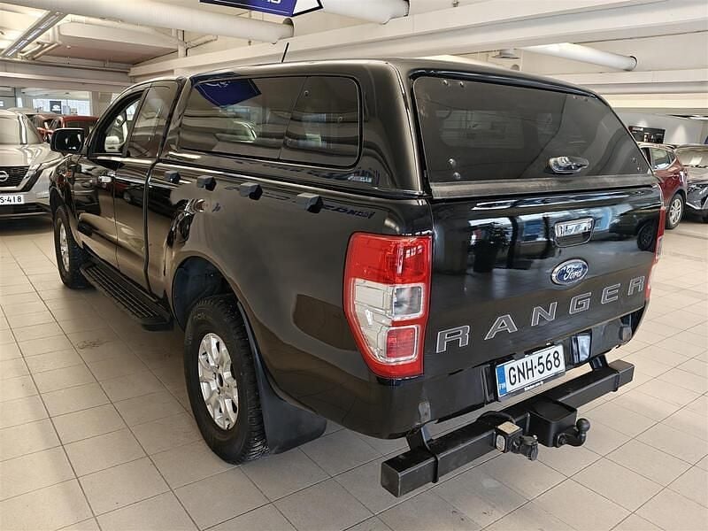 Käytetty Ford Ranger XLT 170 HP (125 kW) 2019 Musta Nouto
