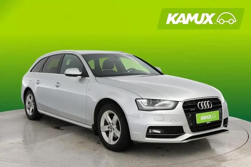 Käytetty Audi A4 S-Line 177 HP (130 kW) 2014 Hopea / harmaa Farmari
