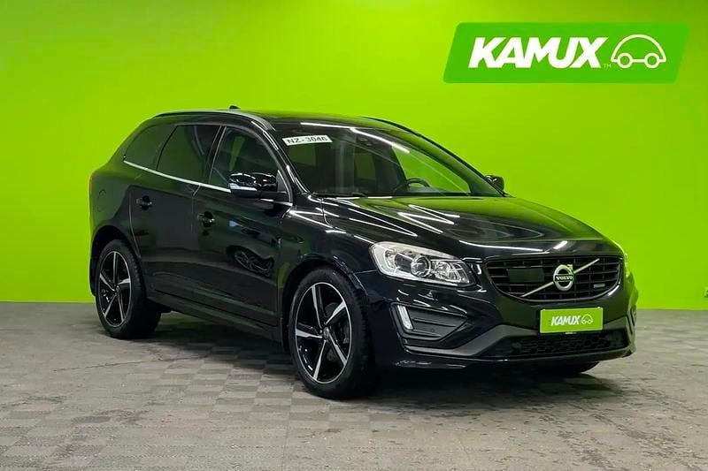 Käytetty Volvo XC60 R-Design 215 HP (158 kW) 2014 Musta Katumaasturi