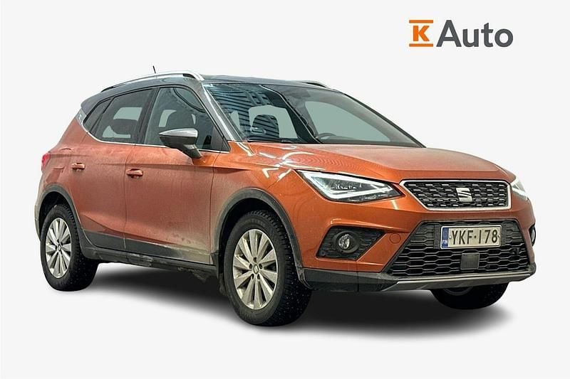 Käytetty Seat Arona XCELLENCE 114 HP (83 kW) 2018 Oranssi Katumaasturi