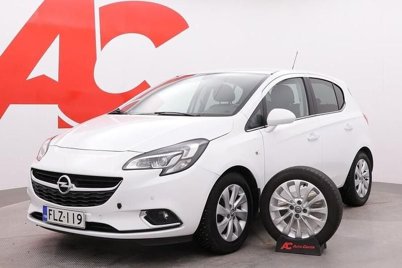 Valkoinen Käytetty 2015 Opel Corsa Cosmo Viistoperä | 8 990 € (Perustarjous) - Kuva 1/4