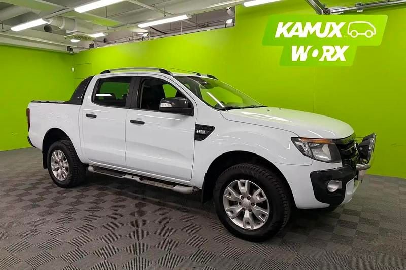 Valkoinen Käytetty 2015 Ford Ranger Wildtrack Nouto | 21 890 € (Hyvä tarjous) - Kuva 1/4