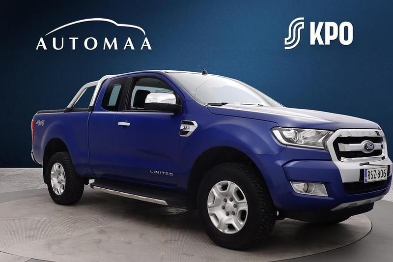 Käytetty Ford Ranger Limited 200 HP (147 kW) 2017 Sininen Nouto