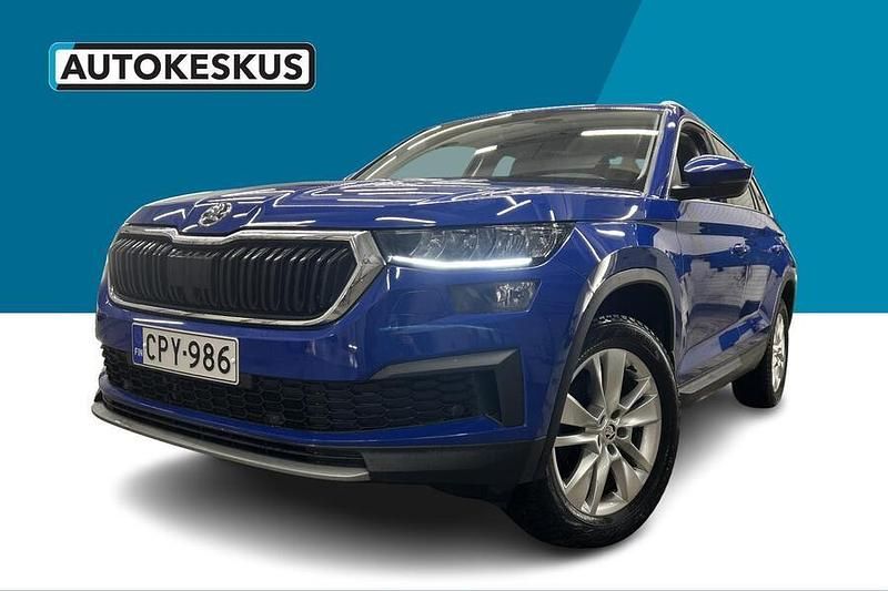 Sininen Käytetty 2022 Skoda Kodiaq Ambition Katumaasturi | 23 690 € (Perustarjous) - Kuva 1/3