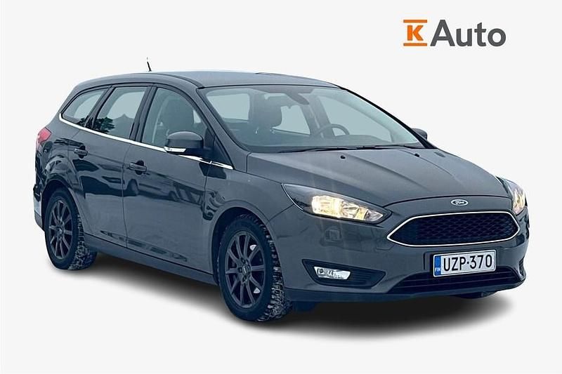 Harmaa Käytetty 2017 Ford Focus Farmari | 7 190 € (Supertarjous) - Kuva 1/3