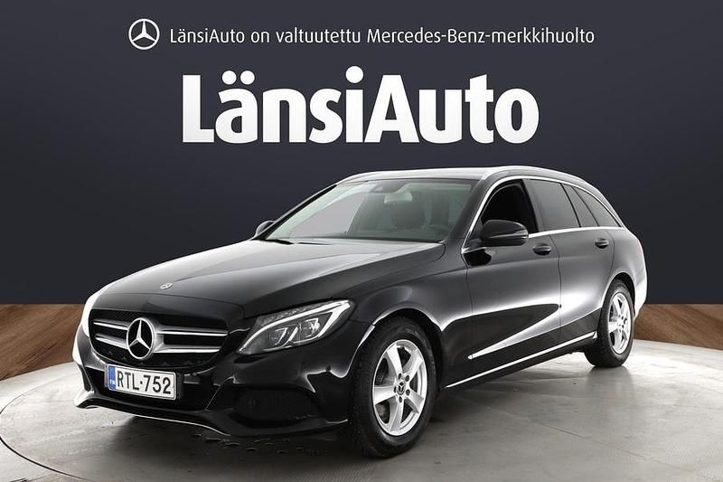 Käytetty Mercedes C180 Business 116 HP (85 kW) 2018 Musta Farmari