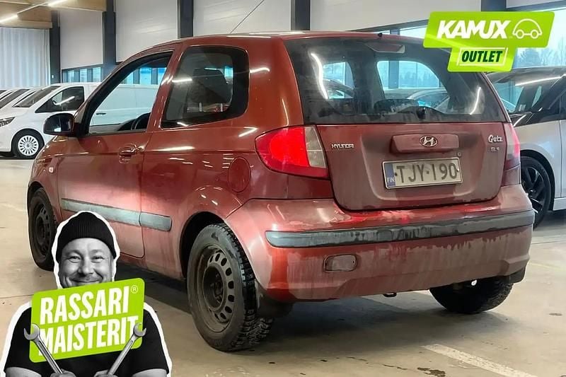 Käytetty Hyundai Getz GLS 97 HP (71 kW) 2007 Punainen Viistoperä