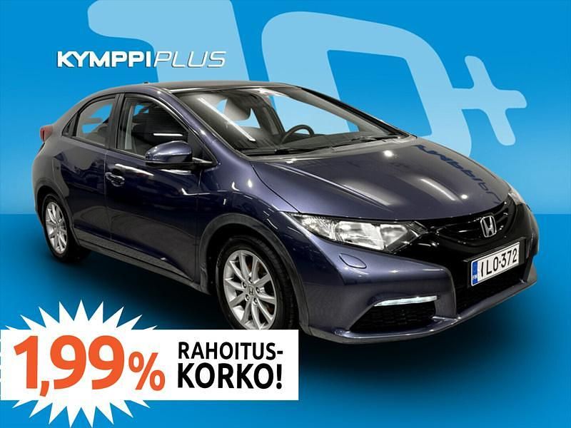 Käytetty Honda Civic Comfort 99 HP (72 kW) 2014 Sininen Viistoperä