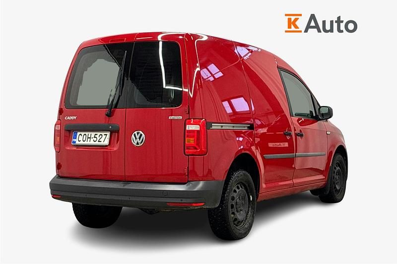 Käytetty VW Caddy 122 HP (89 kW) 2019 Punainen Tila-auto