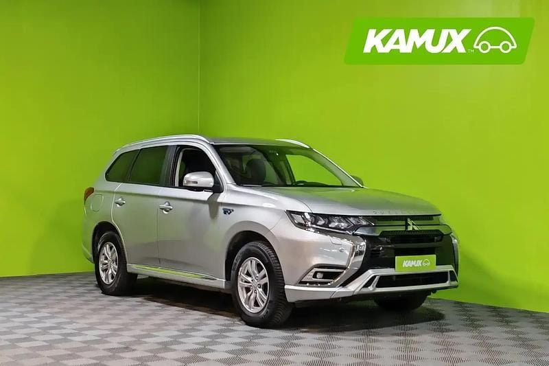 Hopea / harmaa Käytetty 2019 Mitsubishi Outlander P-HEV Intense Farmari | 16 270 € (Hyvä tarjous) - Kuva 1/4