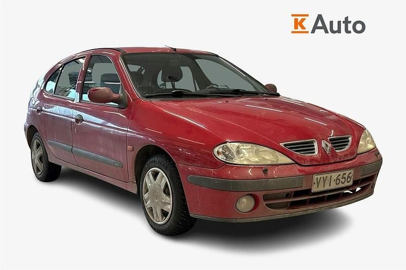 Käytetty Renault Mégane Authentique 95 HP (69 kW) 2001 Punainen Coupe - kaksiovinen