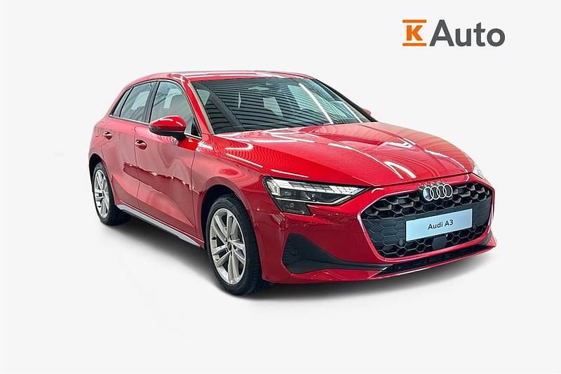 Punainen Uusi 2025 Audi A3 Sportback e-tron Advanced Viistoperä | 47 130 € (Hieman kallis) - Kuva 1/4