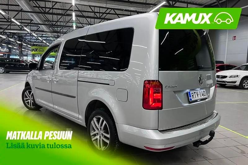 Käytetty VW Caddy Maxi Trendline 102 HP (75 kW) 2019 Hopea / harmaa Tila-auto