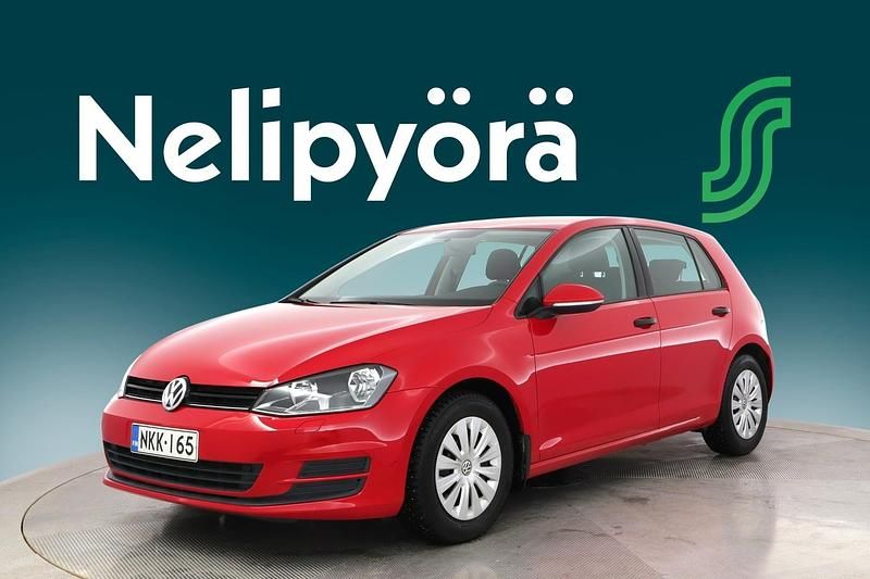 Käytetty VW Golf VII Trendline 86 HP (63 kW) 2016 Punainen Viistoperä