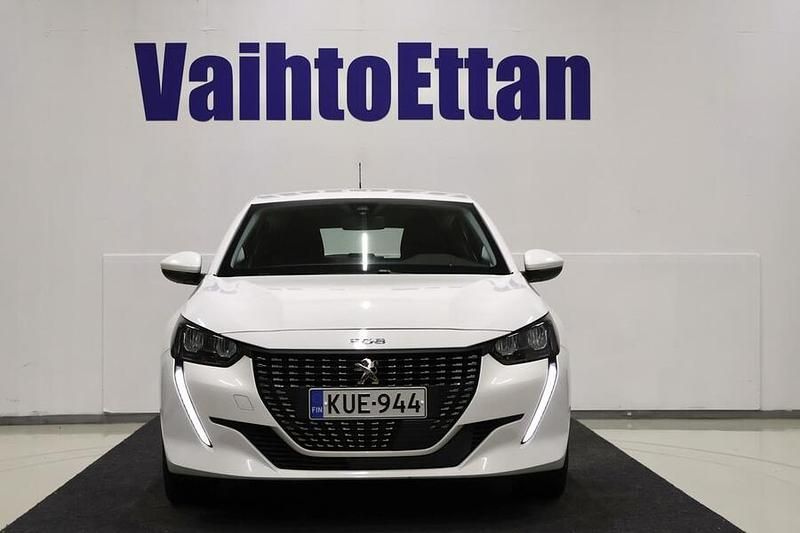 Käytetty Peugeot 208 Active 75 HP (55 kW) 2020 Valkoinen Viistoperä