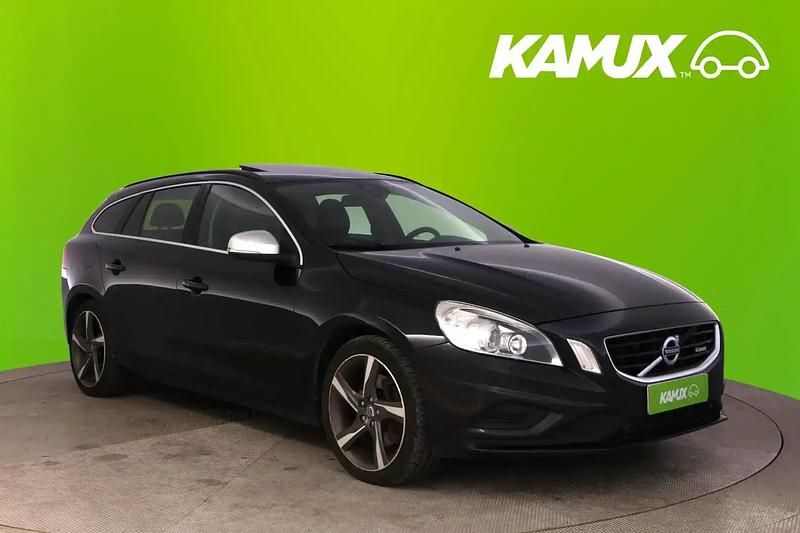 Musta Käytetty 2013 Volvo V60 R-Design Farmari | 9 980 € (Kallis) - Kuva 1/4
