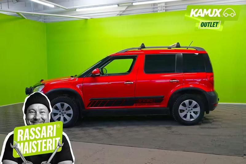 Käytetty Skoda Yeti Adventure 140 HP (102 kW) 2011 Punainen Katumaasturi