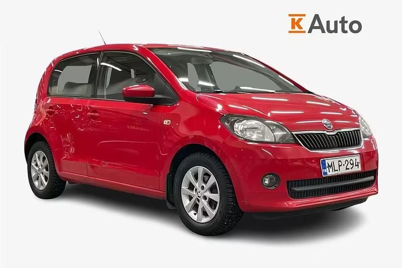 Käytetty Skoda Citigo Elegance 75 HP (55 kW) 2013 Punainen Viistoperä