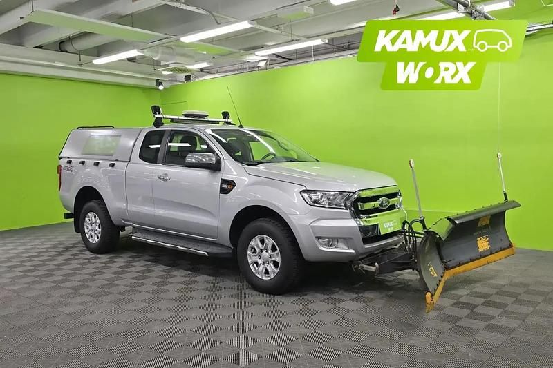 Hopea / harmaa Käytetty 2017 Ford Ranger XLT Nouto | 27 900 € (Perustarjous) - Kuva 1/4