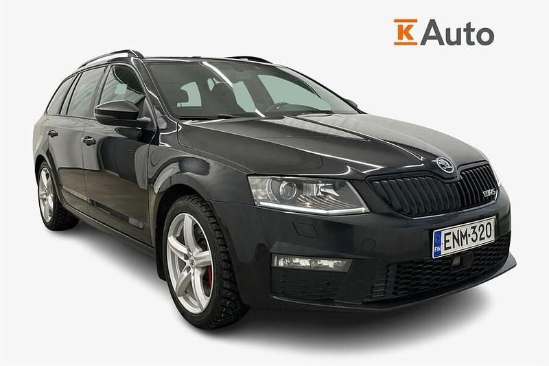 Musta Käytetty 2015 Skoda Octavia RS Farmari | 10 950 € (Perustarjous) - Kuva 1/3