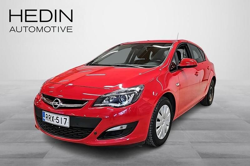 Käytetty Opel Astra Enjoy 120 HP (88 kW) 2014 Punainen Viistoperä