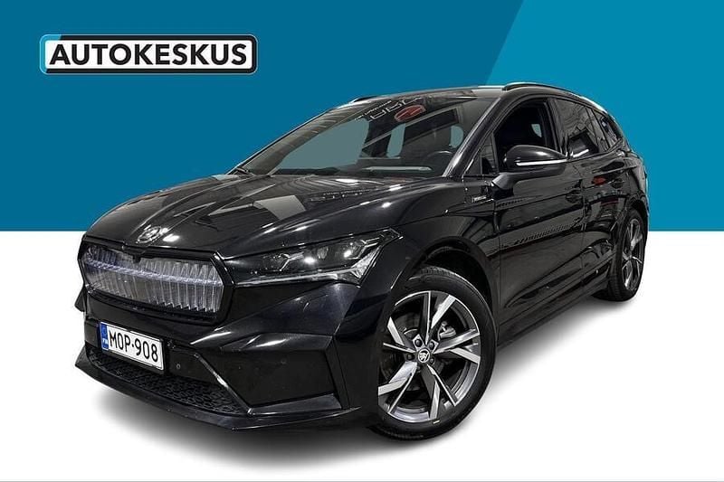 Musta Käytetty 2022 Skoda Enyaq iV SportLine Katumaasturi | 25 390 € (Hieman kallis) - Kuva 1/2