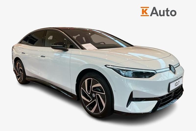 Valkoinen Uusi 2025 VW ID.7 Pro Viistoperä | 59 170 € - Kuva 1/4