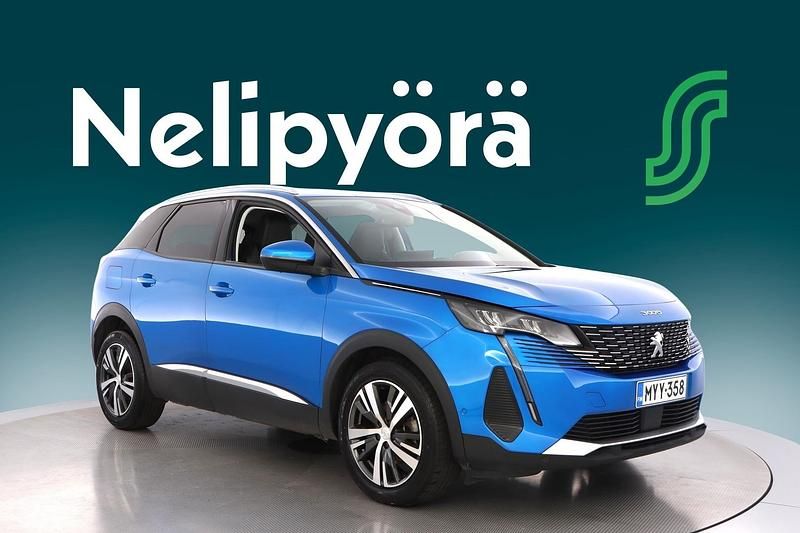 Käytetty Peugeot 3008 Allure 210 HP (154 kW) 2021 Sininen Katumaasturi