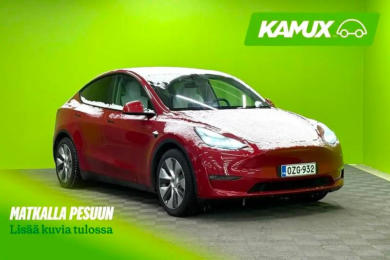 Käytetty Tesla Model Y 258 kW (351 HP) 2021 Punainen Katumaasturi