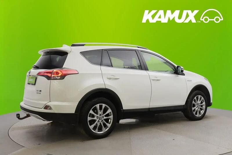 Käytetty Toyota RAV4 Hybrid Style 155 HP (114 kW) 2016 Valkoinen Katumaasturi
