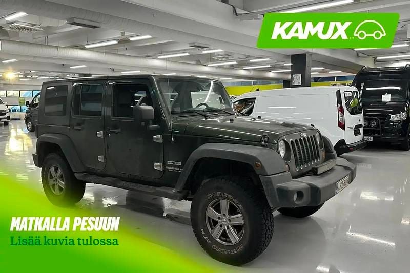 Käytetty Jeep Wrangler Unlimited Sport 177 HP (130 kW) 2007 Vihreä Katumaasturi