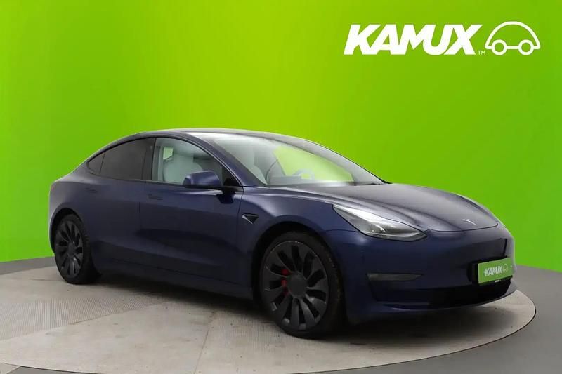 Käytetty Tesla Model 3 355 kW (483 HP) 2023 Sininen Sedan
