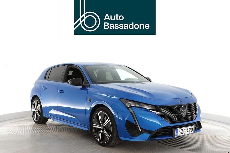 Sininen Käytetty 2021 Peugeot 308 GT Viistoperä | 22 380 € - Kuva 1/4