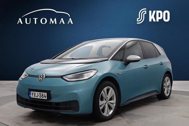 Turkoosi Käytetty 2020 VW ID.3 Pro Performance Viistoperä | 18 900 € (Perustarjous) - Kuva 1/3