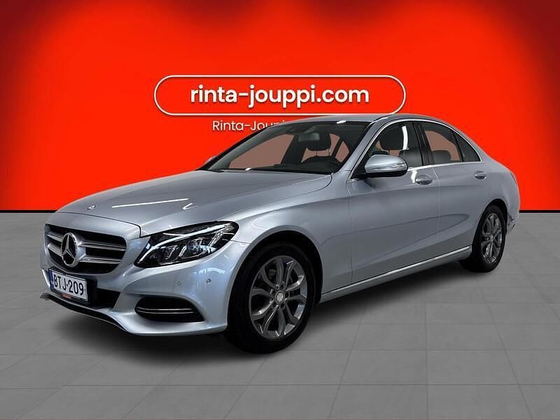 Harmaa Käytetty 2015 Mercedes C180 Business Sedan | 13 780 € (Hyvä tarjous) - Kuva 1/4