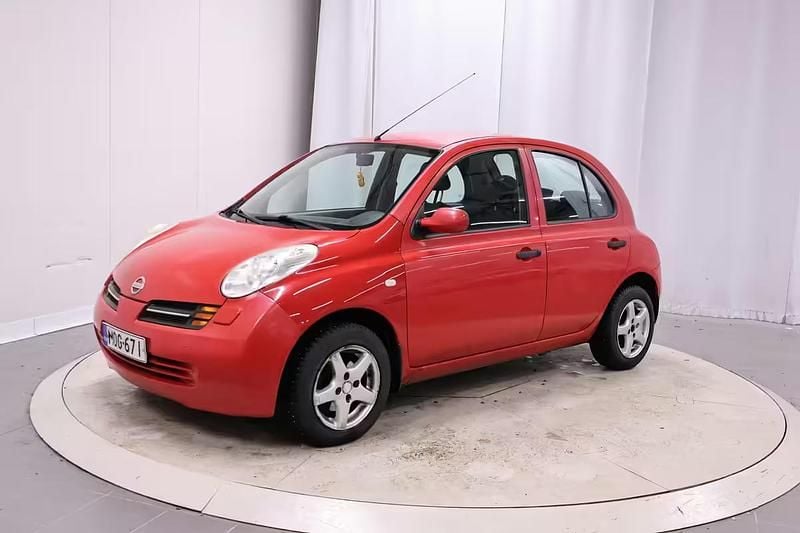 Punainen Käytetty 2005 Nissan Micra Visia+ Viistoperä | 2 900 € - Kuva 1/4