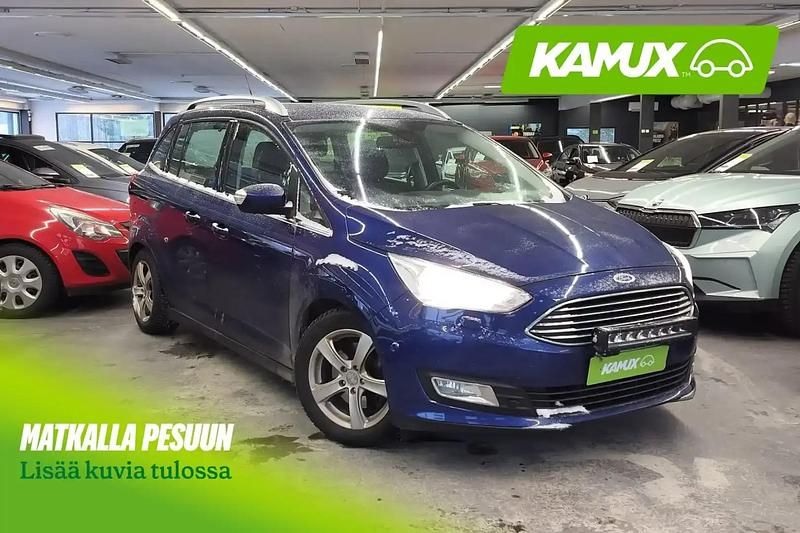Deep impact blue (metallic) Käytetty 2016 Ford C-MAX Titanium Tila-auto | 8 900 € (Kallis) - Kuva 1/4