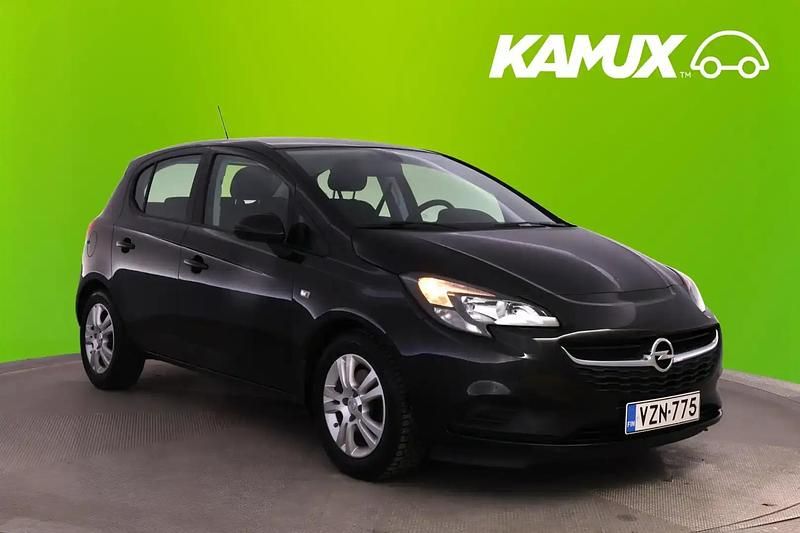 Käytetty Opel Corsa Excite 90 HP (66 kW) 2018 Musta Sedan