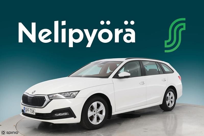 Valkoinen Käytetty 2023 Skoda Octavia G-TEC Ambition Farmari | 22 400 € (Perustarjous) - Kuva 1/3