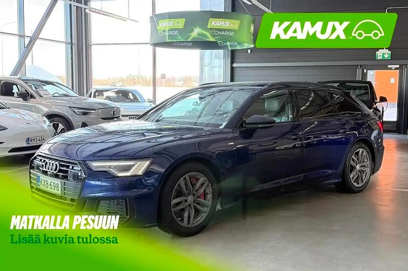 Käytetty Audi A6 S-Line 252 HP (185 kW) 2020 Sininen Farmari