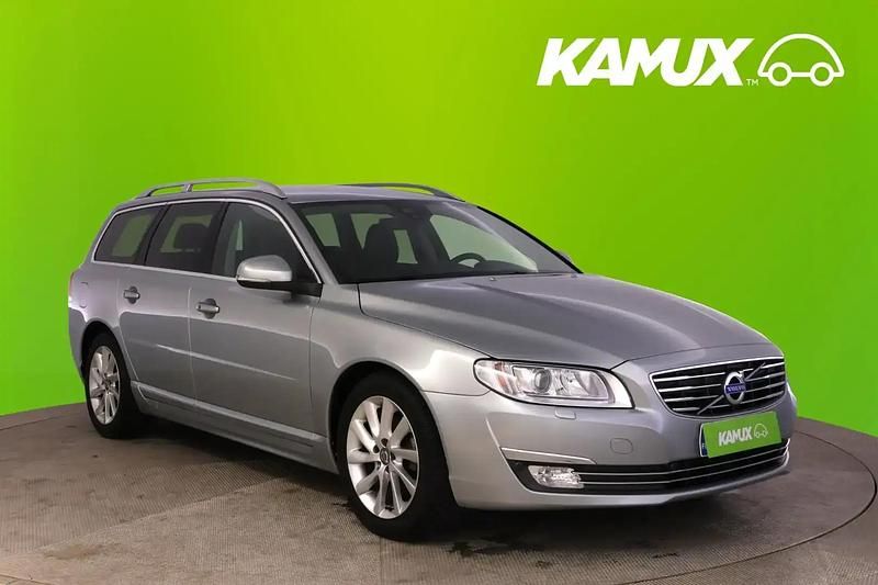 Hopea / harmaa Käytetty 2015 Volvo V70 Standard Farmari | 27 700 € - Kuva 1/4