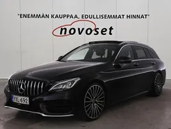 Musta Käytetty 2018 Mercedes C220 AMG Farmari | 23 770 € (Hieman kallis)