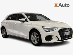 Valkoinen Käytetty 2021 Audi A3 Sportback g-tron Business Viistoperä | 17 290 € (Hieman kallis)