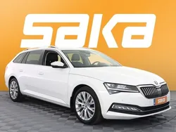 Valkoinen Käytetty 2021 Skoda Superb Style Farmari | 30 700 € (Kallis)