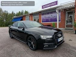 Musta Käytetty 2015 Audi A5 Sportback S-Line Viistoperä | 11 550 € (Perustarjous)