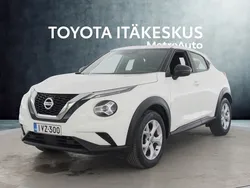 Valkoinen Käytetty 2021 Nissan Juke Acenta Katumaasturi | 16 990 € (Perustarjous)