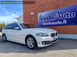 Valkoinen Käytetty 2014 BMW 520 Farmari | 10 220 € (Kallis)