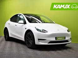 Valkoinen Käytetty 2021 Tesla Model Y Katumaasturi | 32 750 € (Perustarjous)